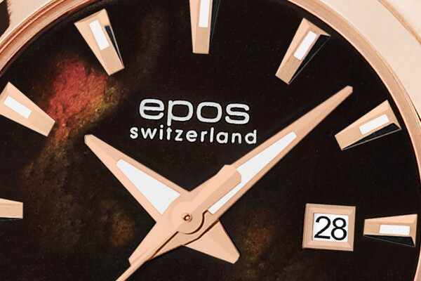 Швейцарские часы Epos 4401.122.24.15.15 Циферблат