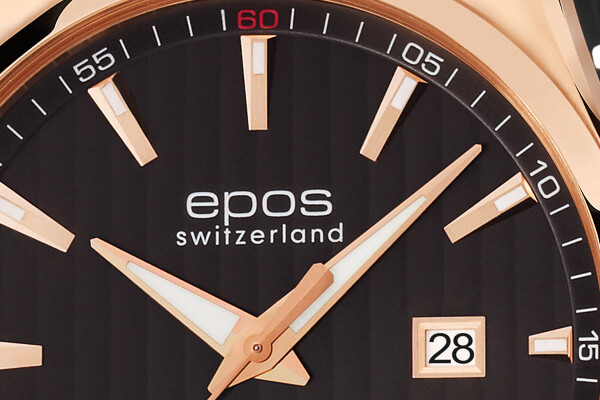 Швейцарские часы Epos 3401.132.24.15.25 Циферблат