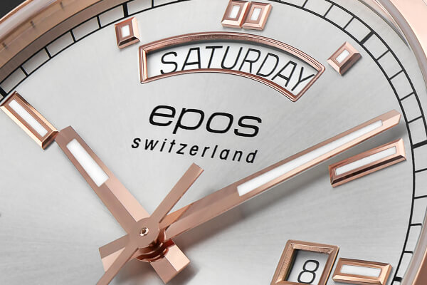 Швейцарские часы Epos 3501.142.24.98.25 Циферблат