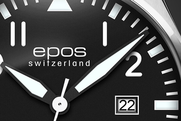 Швейцарские часы Epos 3401.132.20.35.24 Циферблат