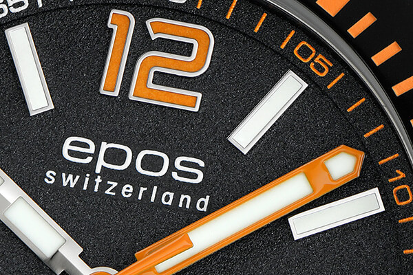 Швейцарские часы Epos 3441.131.99.52.52 Циферблат