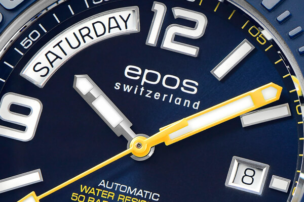 Швейцарские часы Epos 3441.142.96.96.56 Циферблат