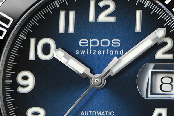 Швейцарские часы Epos 3504.131.80.36.56 Циферблат
